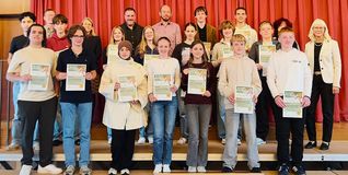 Im Pfarrwiesen-Gymnasium Sindelfingen wurden Schüler aus sieben Schulen für ihre herausragenden Leistungsverbesserungen geehrt.
